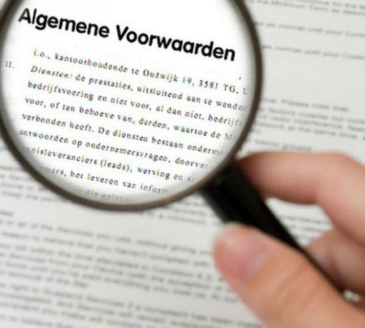 Hoe zorg ik voor afdwingbaarheid van mijn algemene voorwaarden?